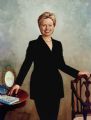 First Lady Hillary Rodham Clinton
Official White House portrait, Washington, D.C.
Oil on linen 48" x 36"