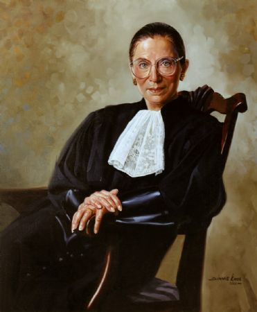 The Honorable Ruth Bader Ginsburg
Associate Justice, U.S. Supreme Court
Oil on linen