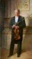 Isaac Stern, President
Carnegie Hall Corporation, New York, New York
Oil on canvas