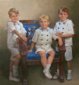 Jayson, Jackson and Jonathon London
McLean, Virginia
Oil on canvas
