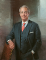James E. Rogers, Jr.CEO
Duke Energy, Tampa, Florida 
Oil on canvas