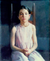 Mira Larraz
Collection of Julio Larraz
Coral Gables, Florida
Oil on canvas 24" x 16"