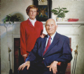 The Honorable Walter Peterson & Mrs. Peterson
Governor of New Hampshire
Franklin Pierce University
Oil on canvas 42" x 50"
