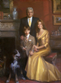 The Cohen Family
 Tampa, Forida
Oil on canvas 68″x 88″