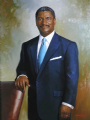 The Honorable Rodney Slater
13th United States Secretary of Transportation
Washington, D.C.
Oil on linen 42"" x 34""