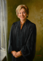 The Honorable Barbara M. G. Lynn
Senior U.S. District Judge
U.S. District Court for the District of Columbia
Washington, D.C. – Oil on Linen 56" x 44"