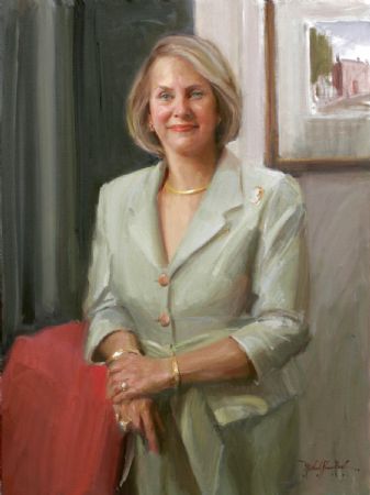 Nathalie Bartle, Author
Oil on canvas