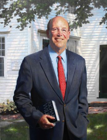 Russ Weigel, Headmaster
Loomis Chaffee School, Windsor, Connecticut
Oil on canvas 44" x 34"